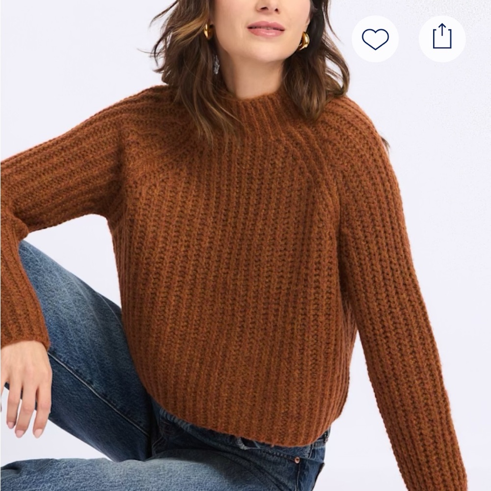 Cozy Brown Knit Sweater